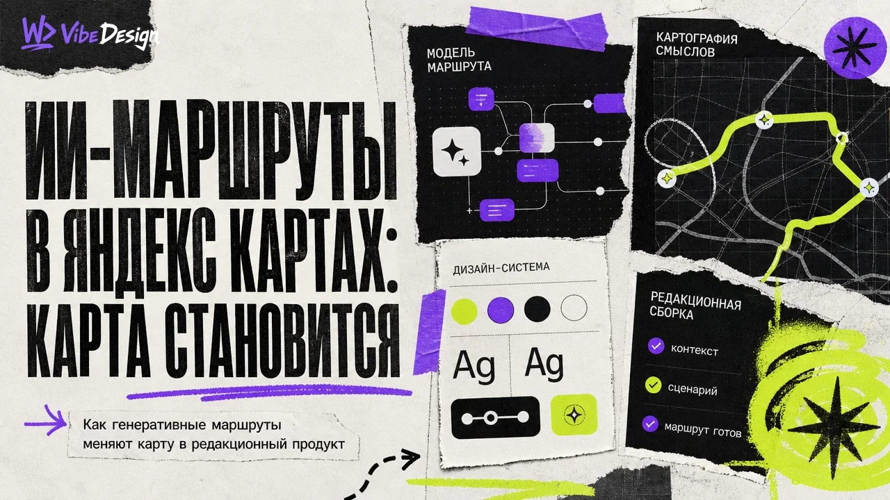 AI routes in Yandex Maps: the map becomes an editorial product cover