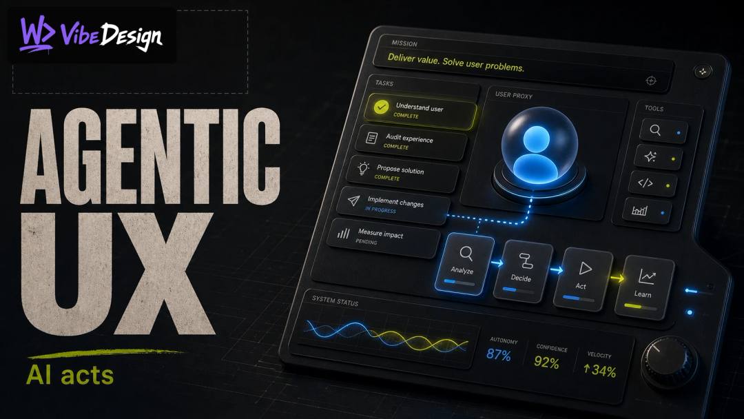Agentic UX: How to design interfaces when AI acts for the user - обложка