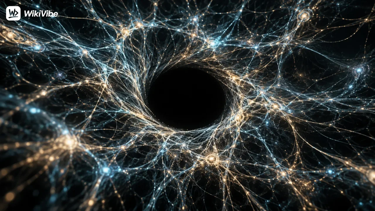 The network converges to an empty center: there is not one place in distributed intelligence where decisions are made