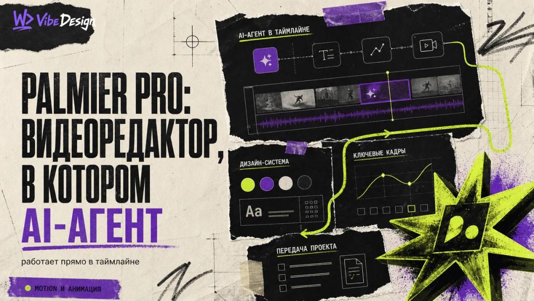 Palmier Pro: video editor, in which the AI agent works directly in the timeline - обложка