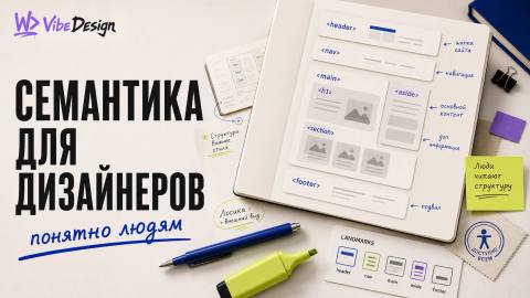 Семантика для дизайнеров: почему это не только задача разработчика - обложка