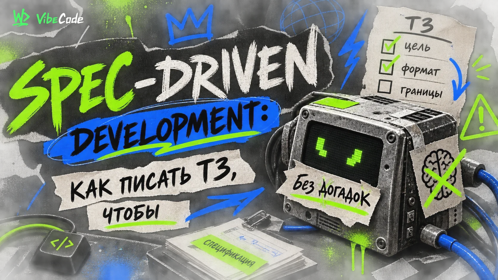 Spec-driven development: how to write TK so that the AI agent does not think up cover