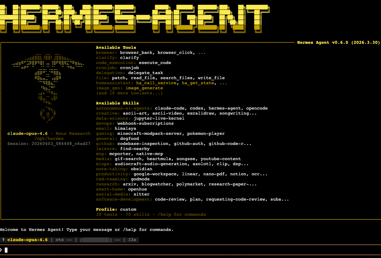 Hermes Agent от Nous Research