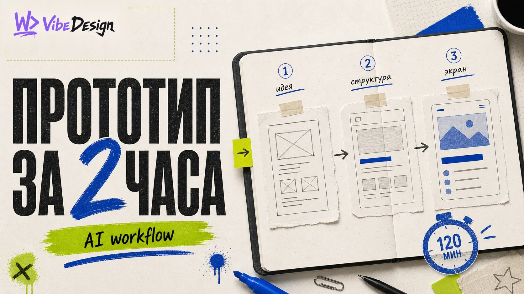 Prototype in two hours: AI workflow that I use on every project cover