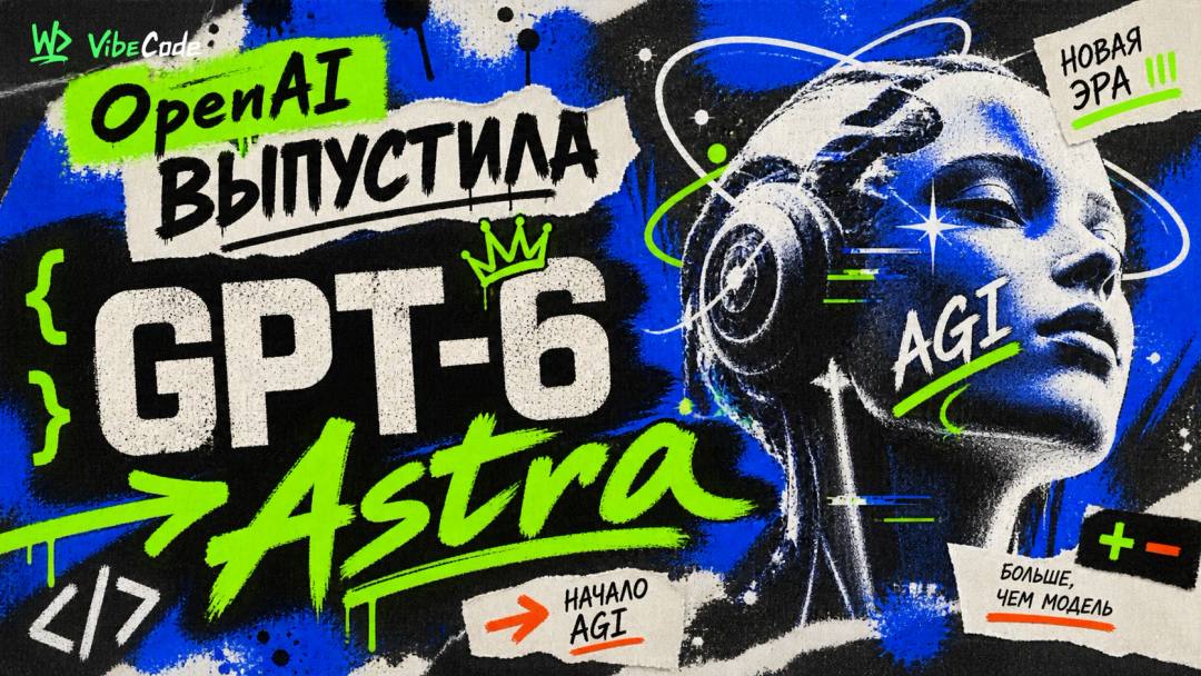 OpenAI launches GPT-6 Astra in what the company calls the “AGI era” - обложка