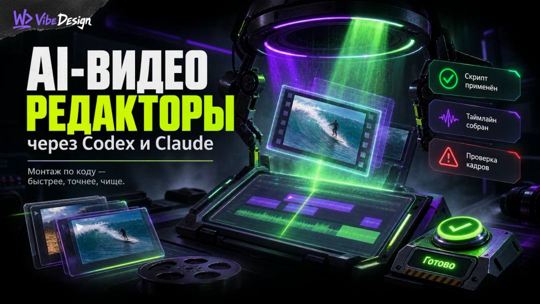 AI video editors managed through Codex and Claude Code - обложка