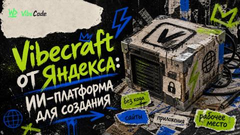 Vibecraft from Yandex: AI platform for creating sites and applications without code cover