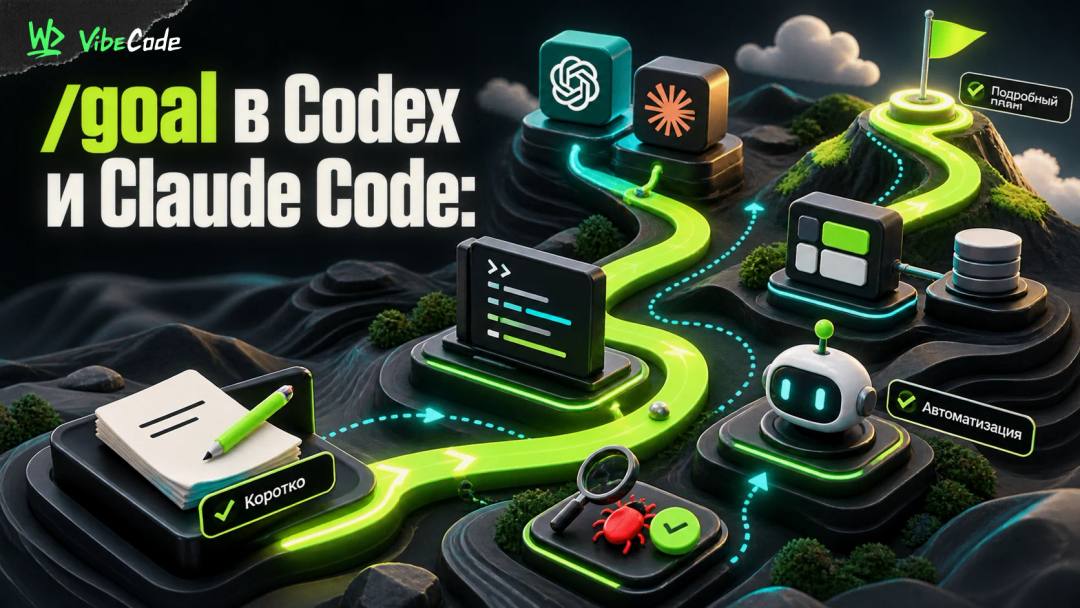 /goal in Codex and Claude Code: why the prompt should be short and the roadmap detailed - обложка