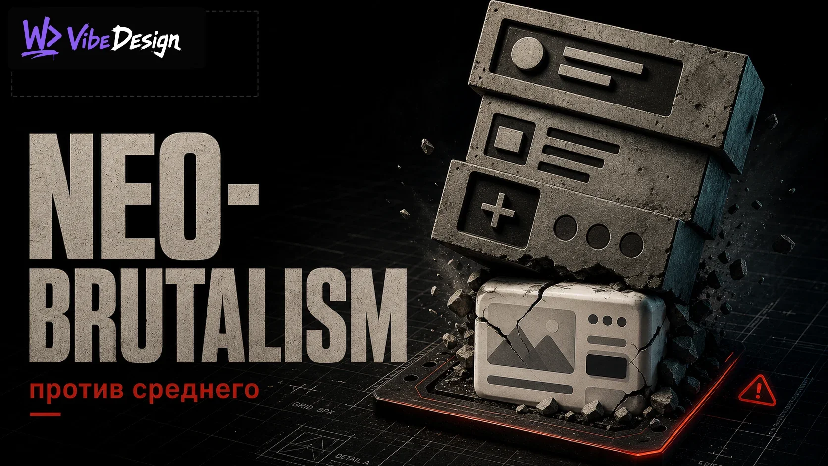 Neo-brutalism vs. AI-average: when rough design wins over smooth design cover