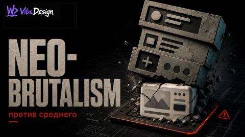 Neo-brutalism vs. AI-average: when rough design wins over smooth design cover