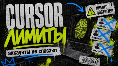 Cursor AI: почему новые аккаунты не спасают от лимитов - обложка