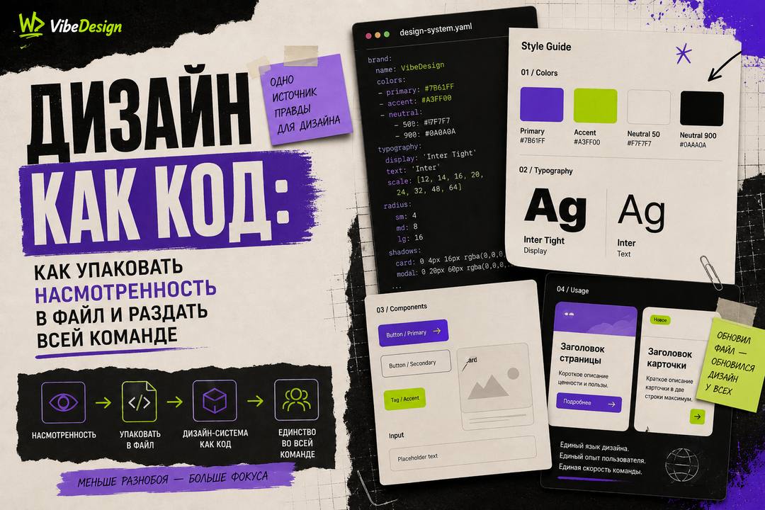 Design as Code: How to Pack Vision into a File and Give It to the Team - обложка