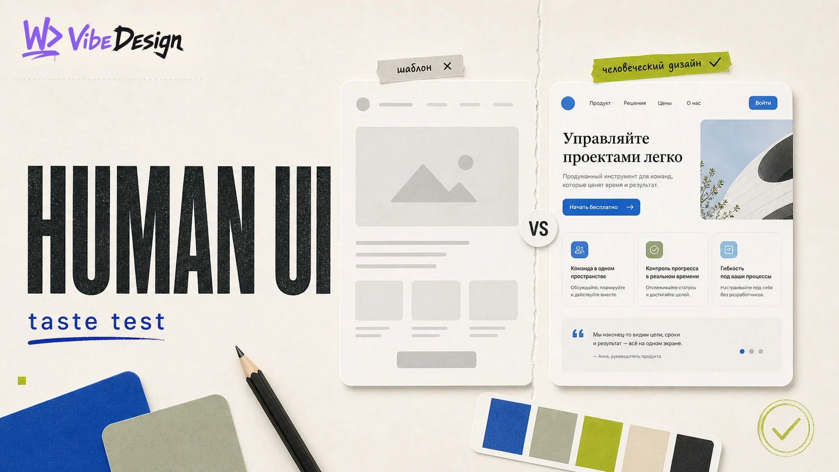 AI-generated interface vs human: where the user feels the difference cover