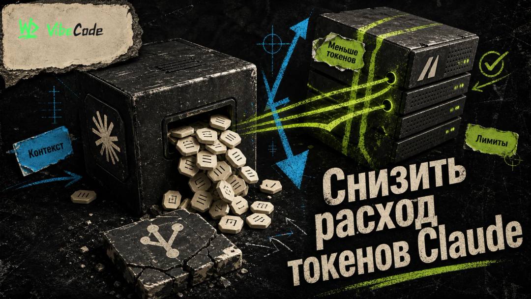 How to reduce the consumption of Claude tokens: a complete guide for developers and vibcoders - обложка
