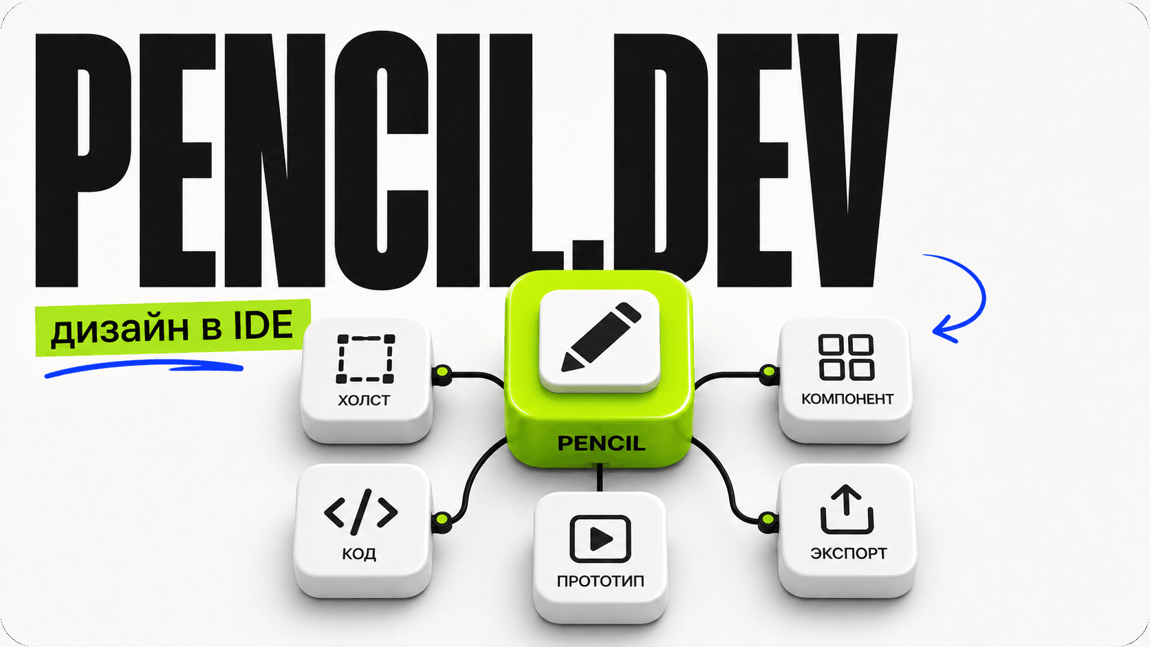 Pencil.dev: дизайн в IDE, компоненты и быстрый прототип cover
