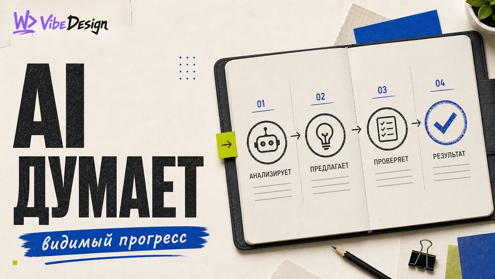 Как показывать что AI думает: паттерны анимации прогресса агента — обложка