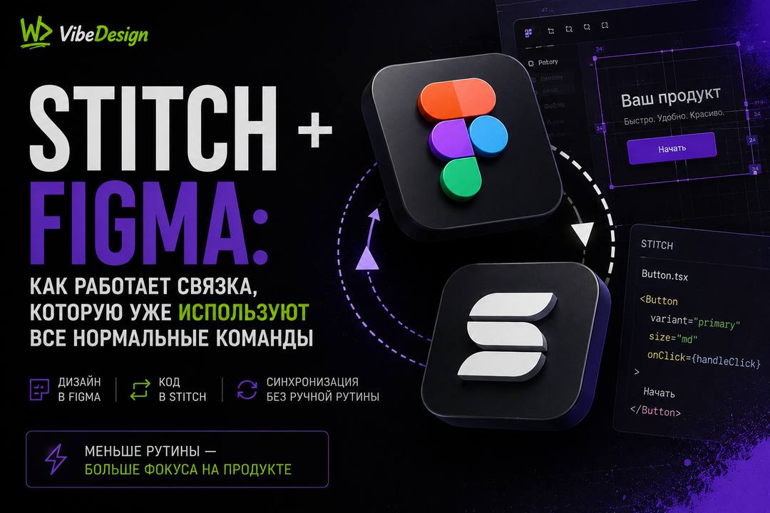 Stitch + Figma: How the bundle works, which is already used by all normal teams - обложка