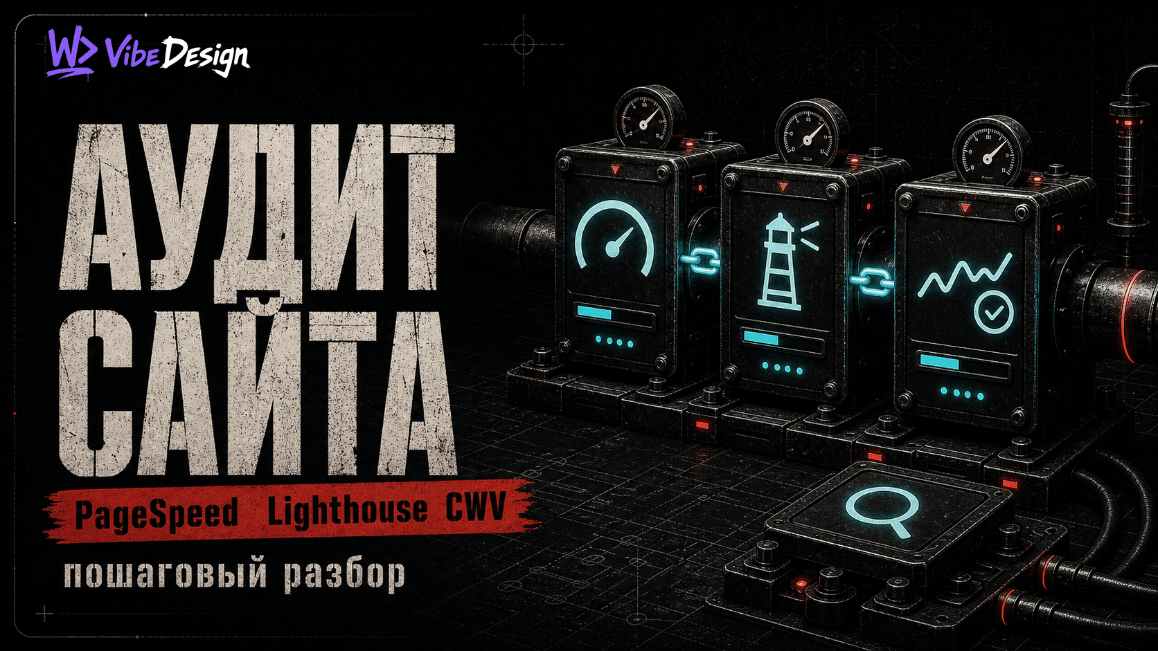 Site audit through PageSpeed, Lighthouse and Core Web Vitals: step-by-step analysis cover